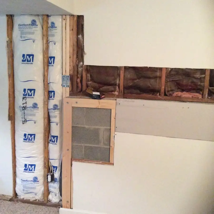 Wall insulation replacement during Contents Cleaning & Restoration in Ripley